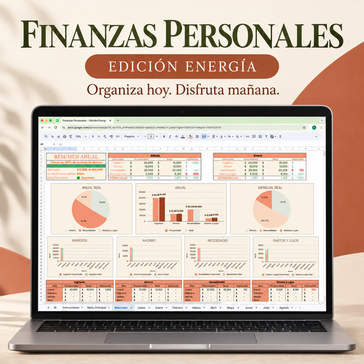 Plantilla de Finanzas Personales